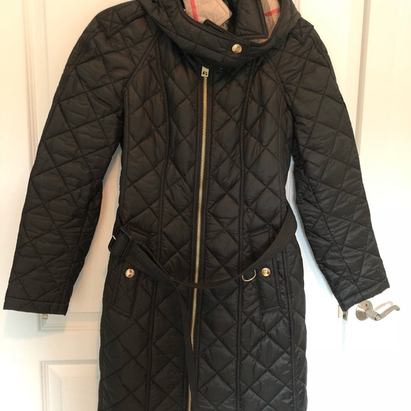 burberry baughton quilted coat